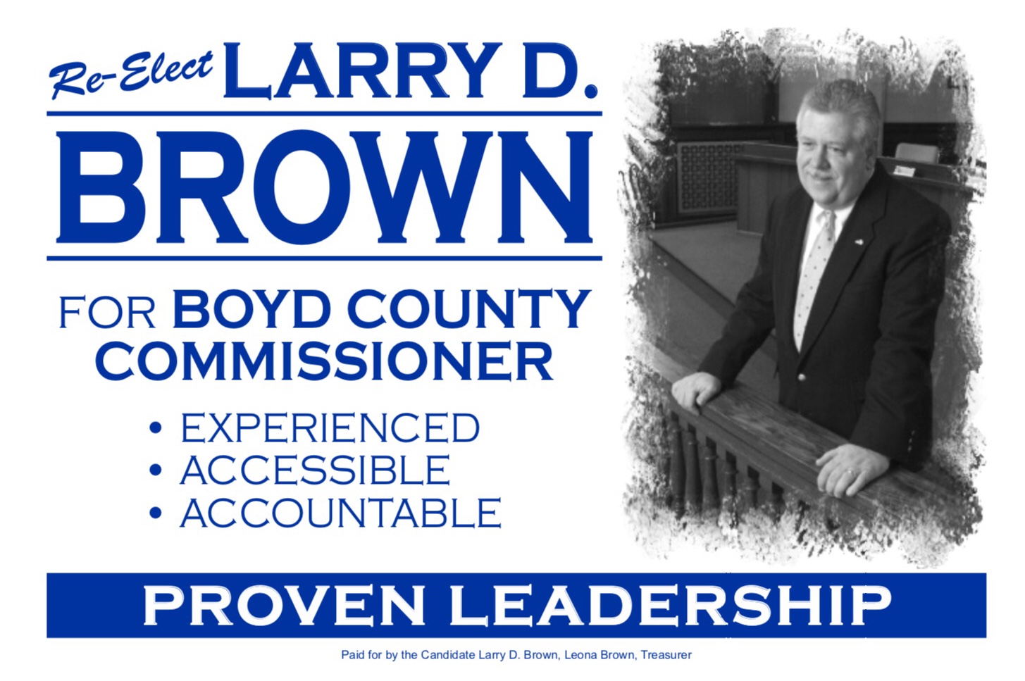 Vote Larry Brown for Boyd County Commissioner